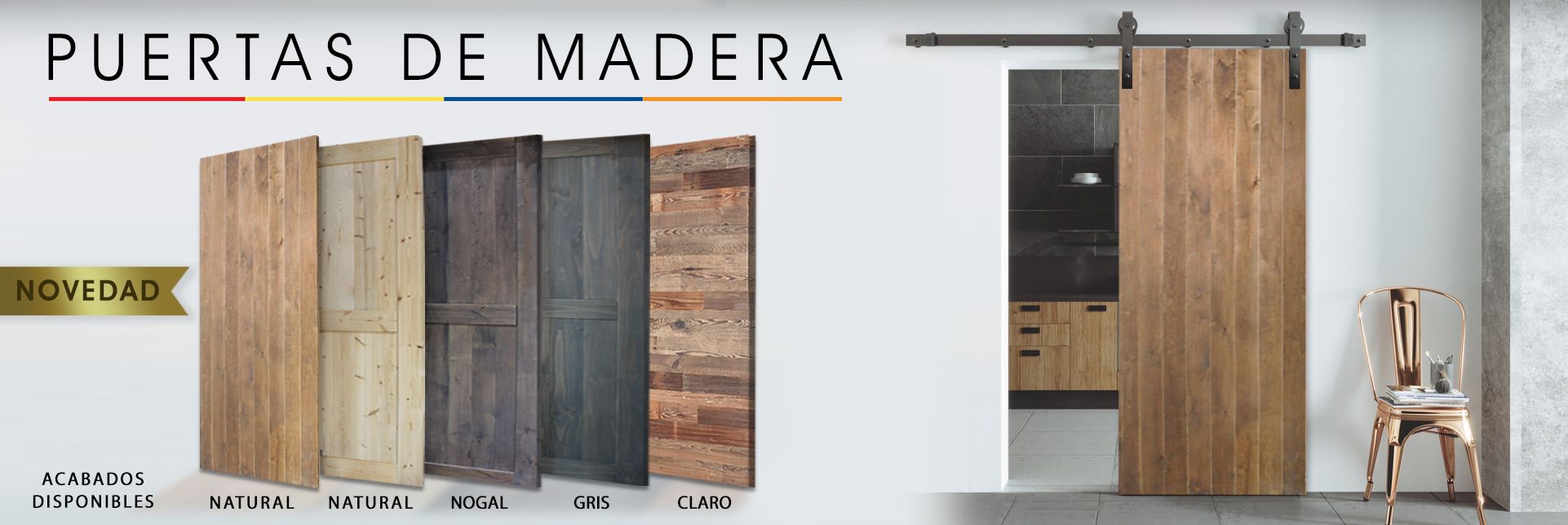 Puertas de Madera para Sistemas Deslizables Tipo Granero Jako Herrajes Puertas de Madera para Sistemas Deslizables Tipo Granero Jako Herrajes