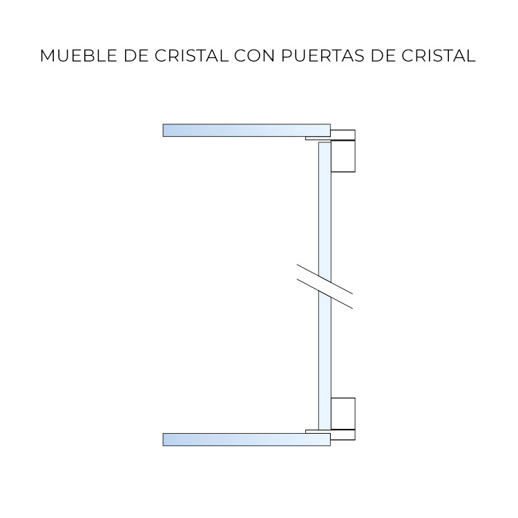 BISAGRA PARA VITRINAS MOD. JK8150120