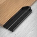 JALADERA DE EMBUTIR BALI ALUMINIO MOD. KKD1188