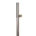 MANILLÓN TIPO H  MOLETEADO - SATÍN - MODULAR - ACERO INOXIDABLE 304 - MOD. L22 (SET)