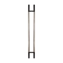 MANILLÓN TIPO H MOLETEADO - NEGRO/LATÓN SATINADO - LONGITUD 50&quot; - MODULAR - ACERO INOXIDABLE 304 - MOD. L22 (SET)