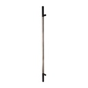 MANILLÓN TIPO H MOLETEADO - NEGRO/LATÓN SATINADO - LONGITUD 50&quot; - MODULAR - ACERO INOXIDABLE 304 - MOD. L22 (SET)