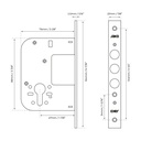 MECANISMO DE ALTA SEGURIDAD 220 INOXIDABLE - MOD.CER2205010JK