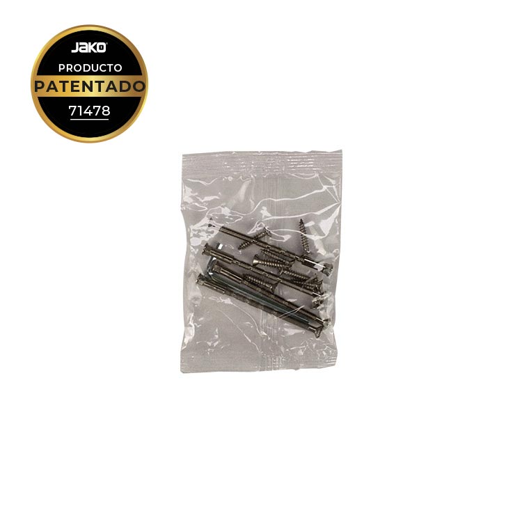 CERRADURA ZETA MOLETEADO - SATÍN -  MOD.M22055SS