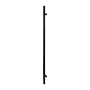 MANILLÓN TIPO H MOLETEADO - NEGRO - LONGITUD 50&quot; - MODULAR - ACERO INOXIDABLE 304 - MOD. L22 (SET)