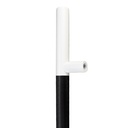 MANILLON MOLETEADO 39&quot; X 50 3/4&quot; (988X1289MM)INOX BLANCO (T)/NEGRO (TUBO) SET MOD.L2239X50WHNE