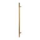 MANILLÓN TIPO H MOLETEADO - LATÓN SATINADO - LONGITUD 50&quot; - MODULAR - ACERO INOXIDABLE 304 - MOD. L22 (SET)