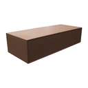 CABINETE COMBINADO MDF/CUERO (MARRON) 860*350*200MM