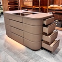ARMARIO ISLA MDF/CUERO 1500*800*850MM