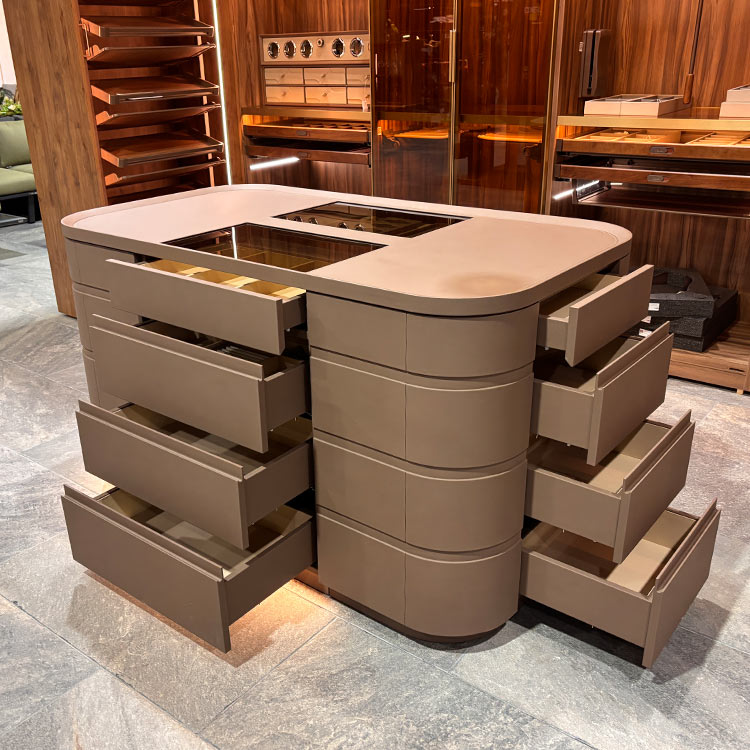 ISLA PARA CLOSET MDF/CUERO - JKA3270 | www.jako.mx