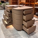 ARMARIO ISLA MDF/CUERO 1500*800*850MM