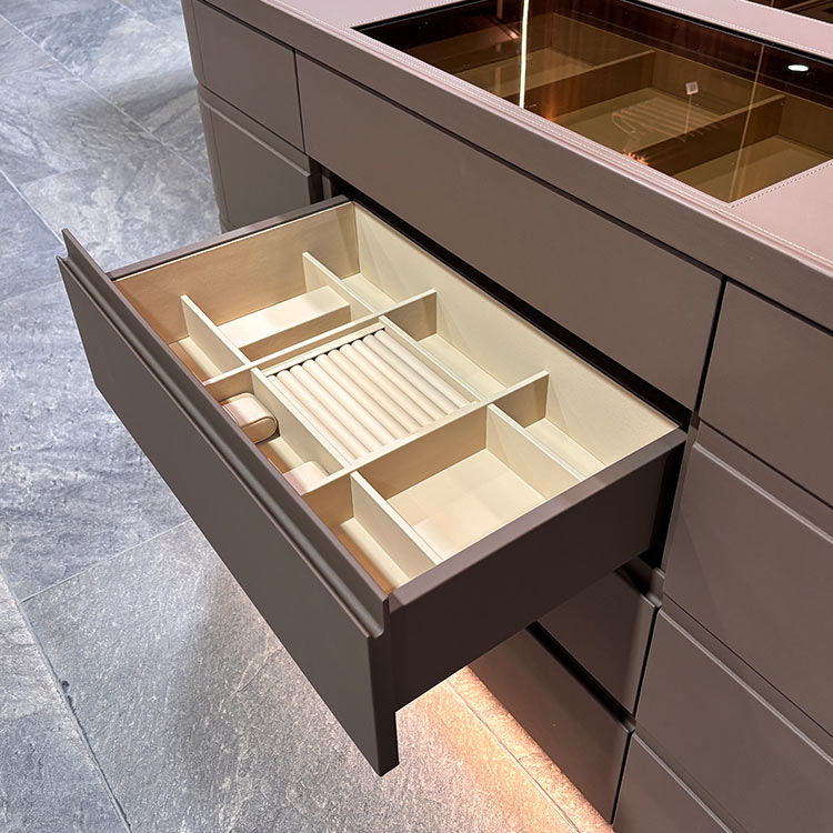 ARMARIO ISLA MDF/CUERO 1500*800*850MM