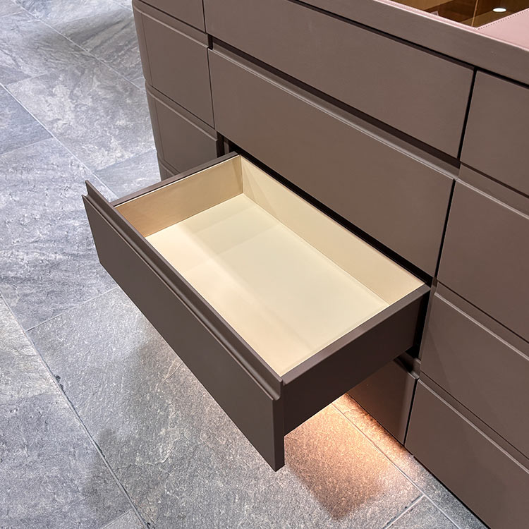ARMARIO ISLA MDF/CUERO 1500*800*850MM