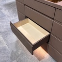 ARMARIO ISLA MDF/CUERO 1500*800*850MM