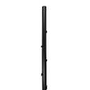 CAVA DE ALUMINIO DORADO(2340mm)C/SOPORTES OVALADOS,ILUMINACION LED