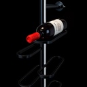 CAVA DE ALUMINIO C/SOPORTES OVALADOS E ILUMINACION LED MOD.VAC-5016