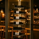CAVA CON SOPORTES RECTANGULARES E ILUMINACION LED MOD.VAC-5017-2400