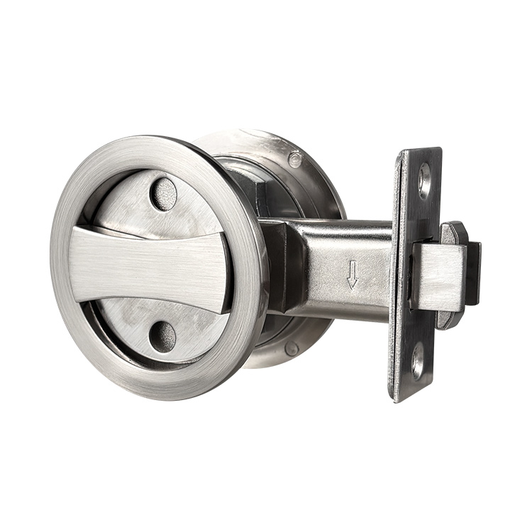 CERRADURA REDONDA PARA PUERTAS CORREDIZAS C/LLAVE - MOD. CMY020ET-SN