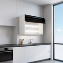 GABINETE PARA COCINA COLOR NEGRO CON SENSOR TACTIL