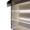 GABINETE PARA COCINA COLOR NEGRO CON SENSOR TACTIL