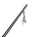 LUZ LED MOD.6025 3000MM NEGRO MATE 4000K 8W/M