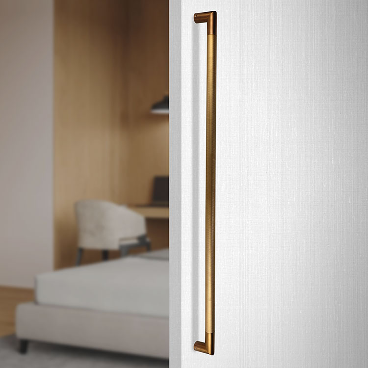 MANILLON L32 MOLETEADO (D32x1110mm) INOX COBRE SET