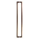 MANILLON L32 MOLETEADO (D32x1110mm) INOX CAFE SET