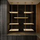 BRIDA DE ALUMINIO AL PISO PARA TUBO Ø11–18 mm COD.REP402