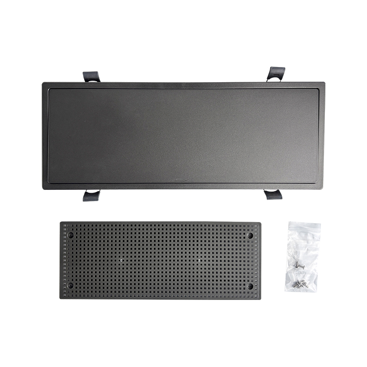 SOPORTE PARA FUENTE DE ALIMENTACIÓN CON PUERTA DE PLÁSTICO A PRUEBA DE FUEGO GRIS