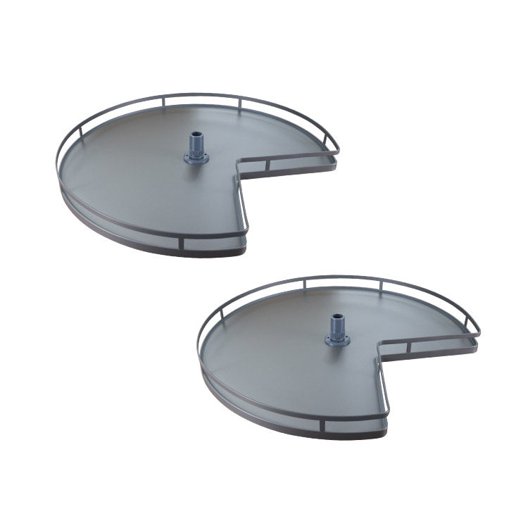 BANDEJA GIRATORIA GRIS PARA ESPACIO DE 710X520X600-750mm