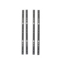 ORGANIZADOR DE COCINA LAZY SUSAN ALUMINIO GRIS C/TAPETE ANTIDESLIZANTE (3 CANASTILLAS)