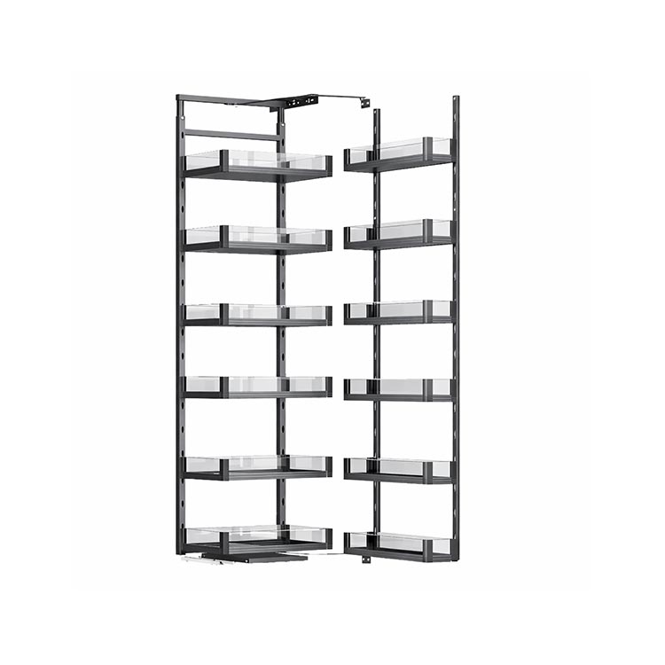 DESPENSA EXTRAIBLE DE ALUMINIO CON MDF (6 CANASTILLAS)