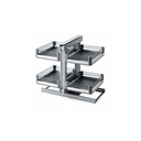 ORGANIZADOR DE ESQUINA EXTRAÍBLE TIPO MAGIC CORNER FULL PULL OUT (650×480×560 MM) PARA GABINETE DE 800 MM – MOD. OCB5206