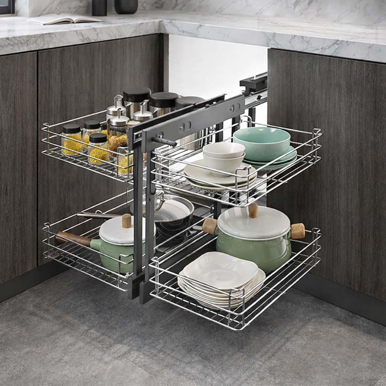 EXTRAIBLE ESQUINERO MAGIC CORNER GRIS(650x480x560) 800MM - MOD. OCB5200