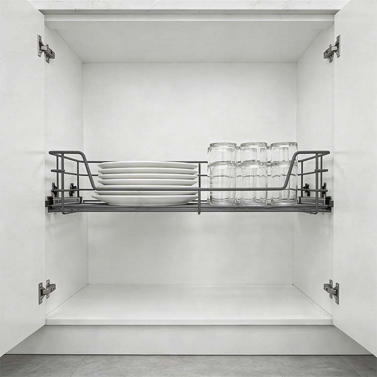 CANASTILLA PARA COCINA DESLIZABLE GRIS OSBCURO - MOD. OCB3101