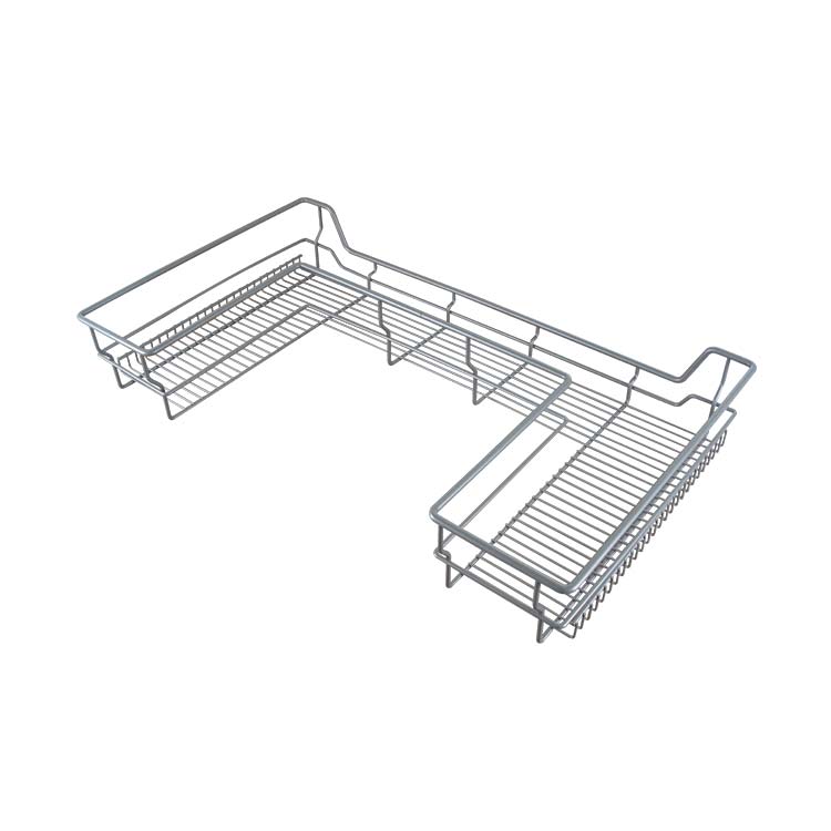 CANASTILLA PARA COCINA DESLIZABLE GRIS OSBCURO (900MM) - MOD. OCB3107