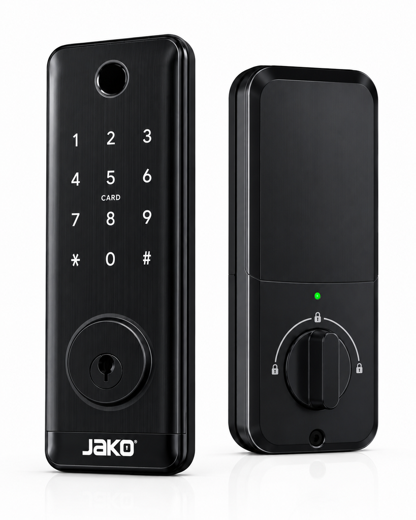 CERROJO DIGITAL CON BLUETOOTH, BIOMETRICO CON PESTILLO 60/70MM (IZQ/DER) - MOD. JKBT