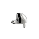 TOPE DE PISO MEDIA LUNA - ACERO INOXIDABLE 304 - (Alt. 28mm) MOD. CMD001