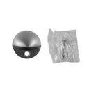 TOPE DE PISO MEDIA LUNA - ACERO INOXIDABLE 304 - (Alt. 28mm) MOD. CMD001