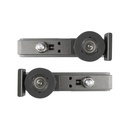 SISTEMA TELESCOPICO P/4 PUERTAS PERFIL ALUMINIO 820-1200MM + 4 RIELES DE ALUMINIO + 1 ACC
