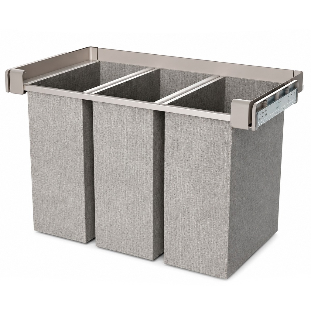 CESTO PARA LAVANDERIA TRIPLE 864 X 471 X 530MM