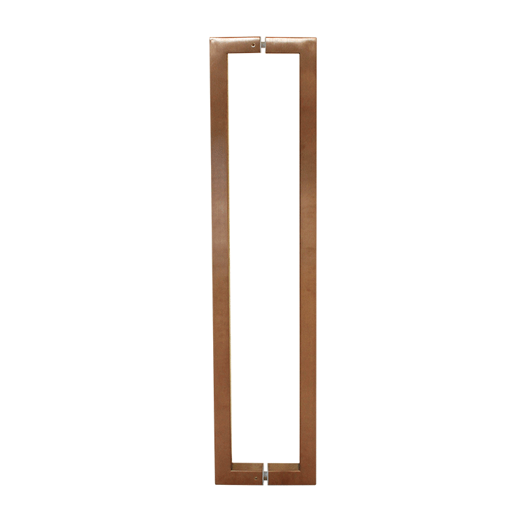 MANILLÓN RECTANGULAR COBRE - ACERO INOXIDABLE 304 - SET - MOD. CHCP027