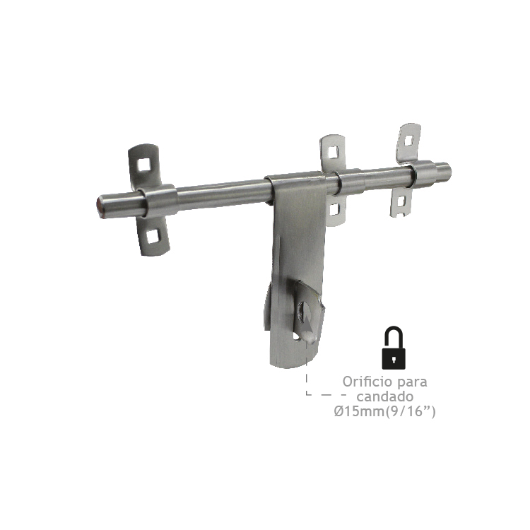 PASADOR PORTA CANDADO MOD. DA-1901-10