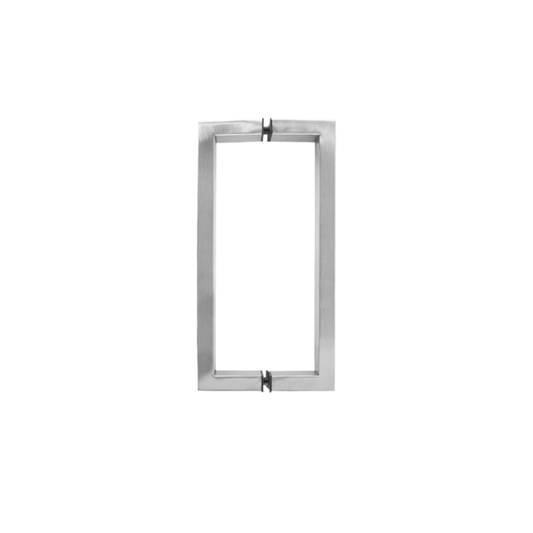MANILLÓN RECTANGULAR SATÍN SET - ACERO INOXIDABLE 304 - MOD. CHCP011