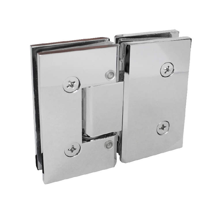 BISAGRA DE LATÓN AJUSTABLE CRISTAL-CRISTAL A 180° MOD.VTR-133ADCP
