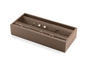 BANDEJA PORTA PENDIENTES Y ANILLOS LUX EN CUERO (5.5×28.5×12.8cm) (copia)