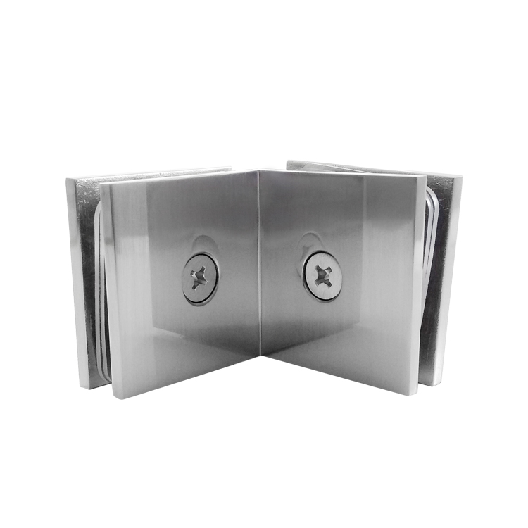 CONECTOR CUADRADO CRISTAL-CRISTAL A 90º