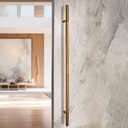 MANILLÓN TIPO H MOLETEADO - ORO ROSA - 50&quot; - MODULAR - ACERO INOXIDABLE 304 - MOD. L22 (SET)