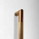 MANILLON L32 MOLETEADO (D32x1110mm) INOX COBRE SET