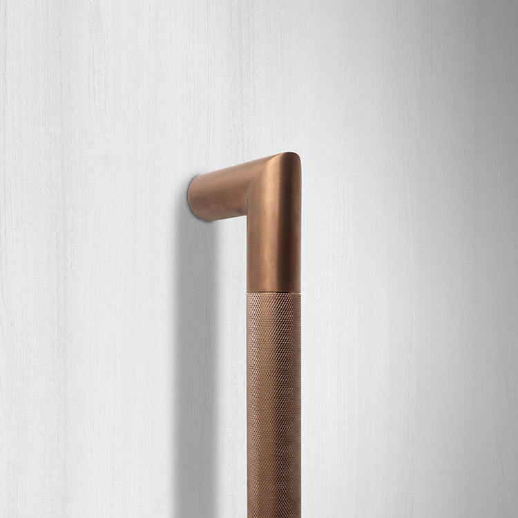 MANILLON L32 MOLETEADO (D32x1110mm) INOX CAFE SET